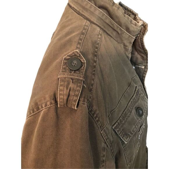 Continente gorpcore military green utility quilted vintage jacket - Picture 5 of 16